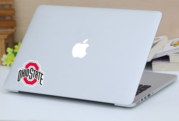 Set (4) Ohio State Buckeyes NCAA Football Sticker Car Truck Window Decal Laptop