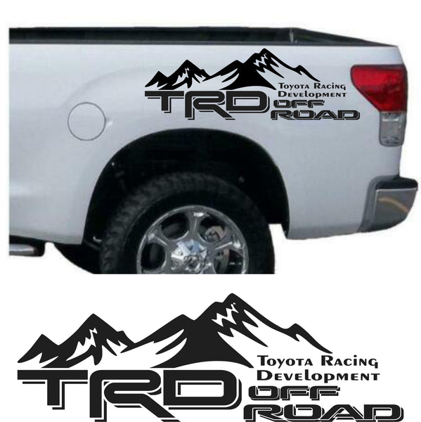 2X TOYOTA RACING DEVELOPMENT TRD OFF ROAD DECAL Decals STICKER VINYL 4x4 TACOMA TUNDRA