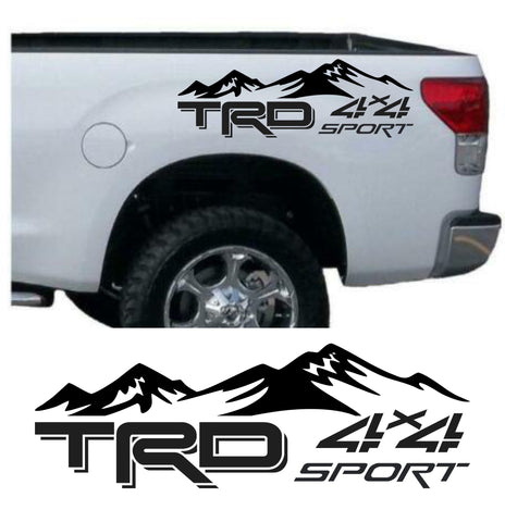 2X TOYOTA RACING DEVELOPMENT TRD OFF ROAD DECAL STICKER VINYL 4x4 TACOMA TUNDRA