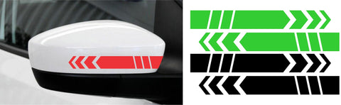 Set of 2 Car Side Mirror Auto SUV Vinyl Graphic Sticker Decal Stripe Decals