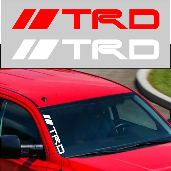 TRD WINDSHIELD CAR STICKER vinyl Corolla 4 Camry Supra