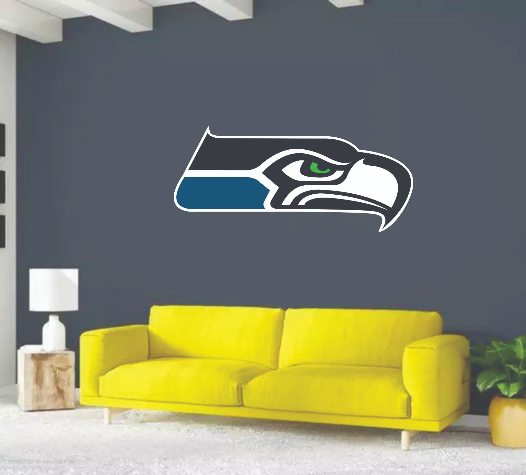 SEATTLE SEAHAWKS Decal Car Truck Window  Wall  Cornhole Vinyl Sticker Customize