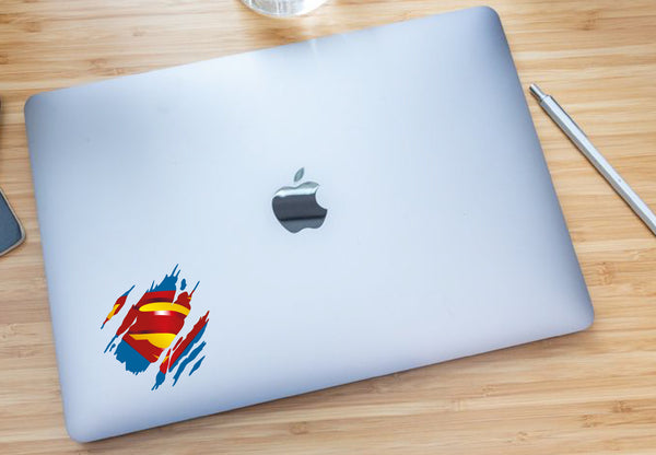 Superman Marvel Agents of SHIELD Car Auto Ipad Motor Logo Scratch Decal Sticker