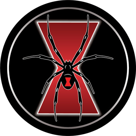 Black Widow Spider Decal Car Truck Phone Cup Sticker Hourglass Venom Marvel USA