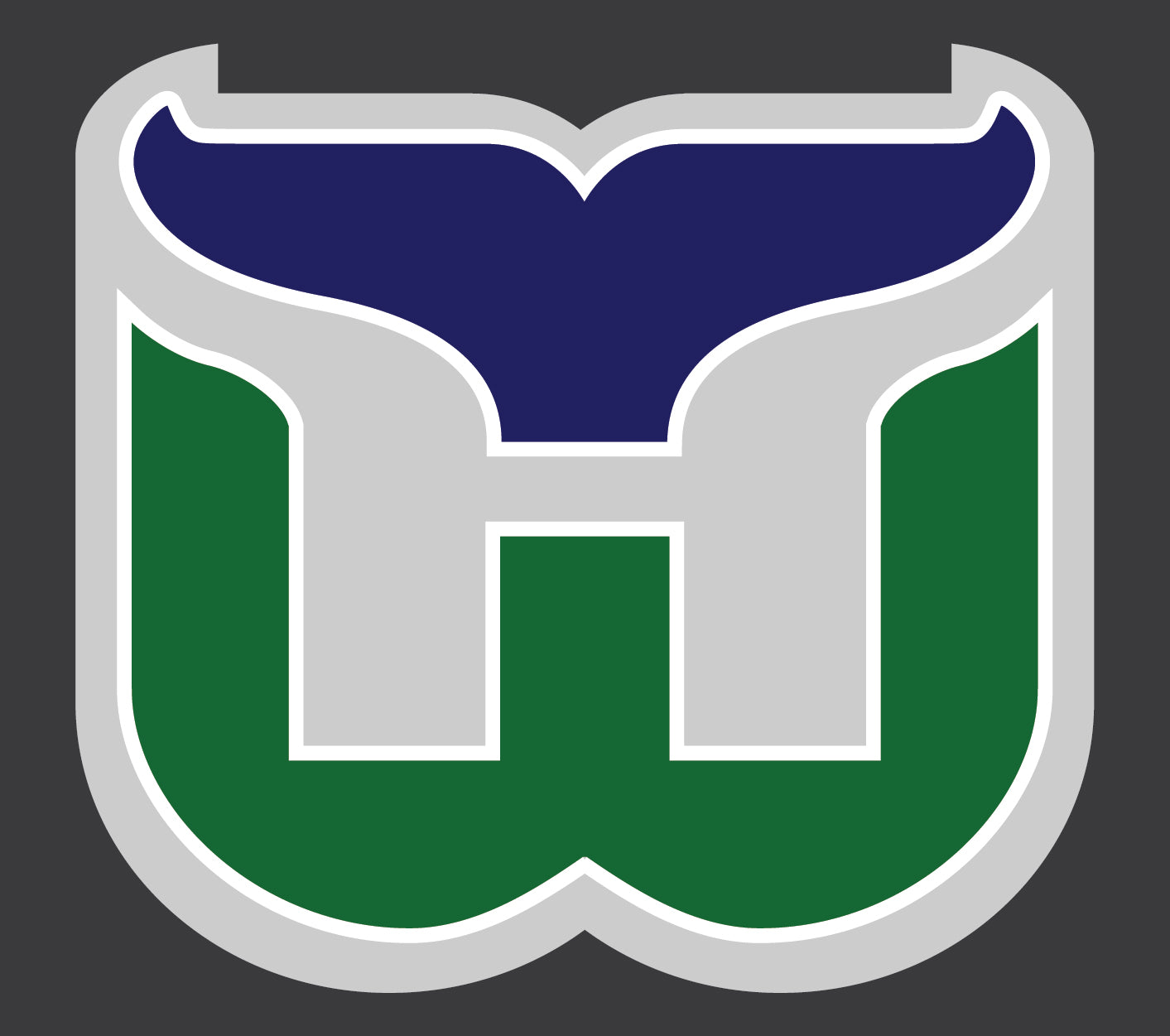 Hartford Whalers NHL Logo Decal Sticker Choose Size