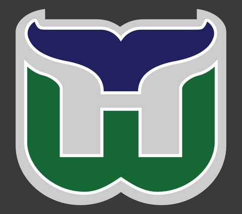 Hartford Whalers NHL Logo Decal Sticker Choose Size