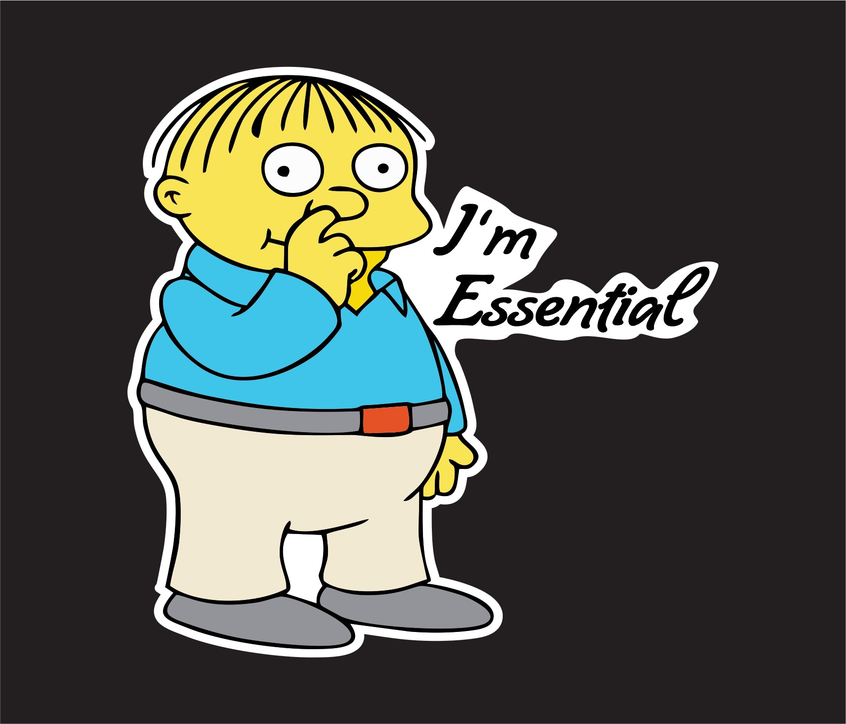 I'm Essential Ralph Funny Joke sticker decal fits ford chevy jeep honda jdm