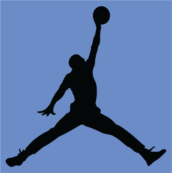 Michael Jordan Air Decal Basketball Shoes Logo Vinyl Window Sticker i Phone Pad