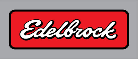 Edelbrock Carburetor Logo Decal Sticker Choose Size 3M LAMINATED