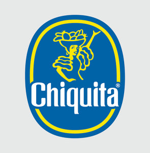 Chiquita Banana Logo Decal Sticker Choose Size