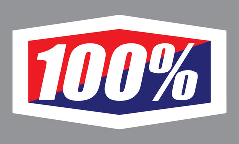 100% MX Dirt Bike Logo Decal Sticker Choose Size