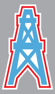 Houston Oilers NFL Logo Decal Sticker Choose Size 3M