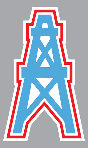 Houston Oilers NFL Logo Decal Sticker Choose Size 3M
