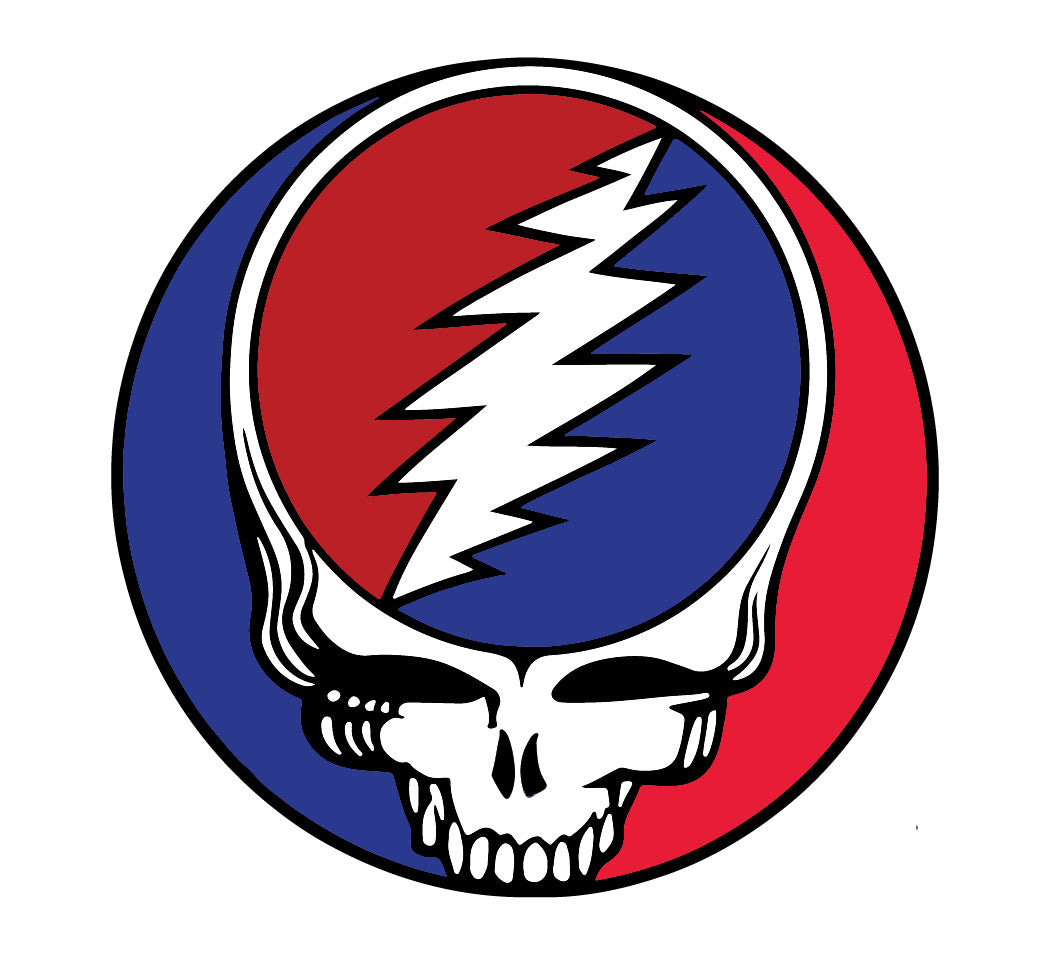 Grateful Dead Logo Decal Sticker Choose Size 3M