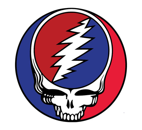 Grateful Dead Logo Decal Sticker Choose Size 3M