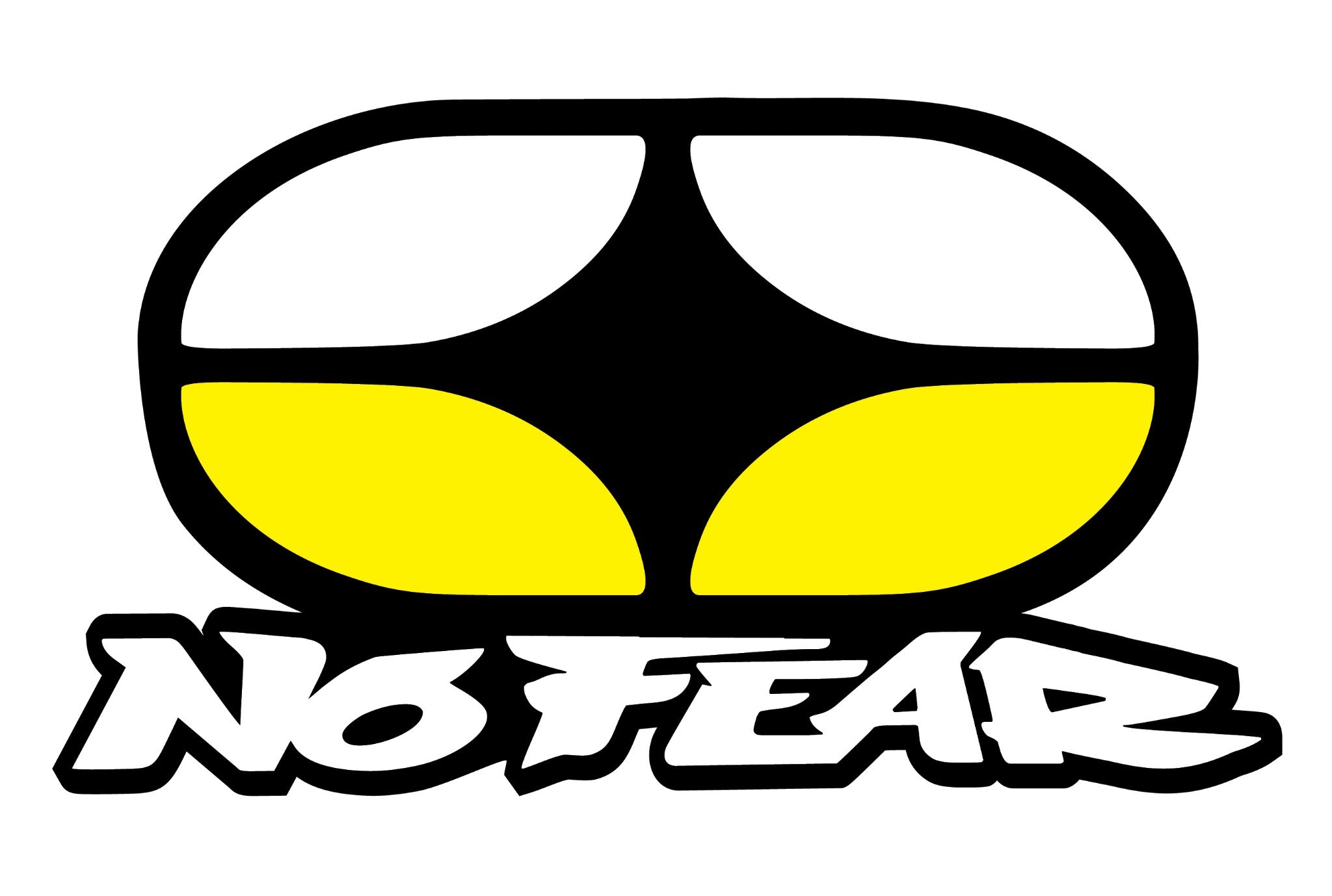 NO FEAR Logo Decal Sticker Choose Size 3M