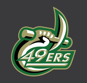 UNC Charlotte 49ers Decal Sticker Choose Size 3M