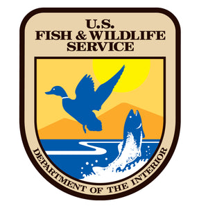 US Fish & Wildlife Logo Decal Sticker Choose Size 3M