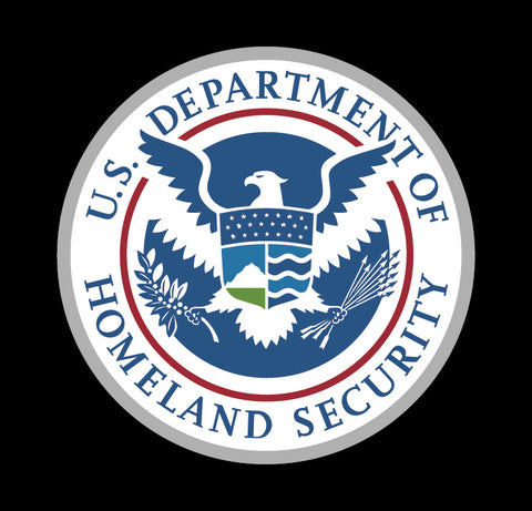 Dept Homeland Security Logo Decal Sticker Choose Size 3M