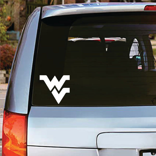 Flying WV Vinyl Car Truck Window Decals Stickers WVU Mountaineers