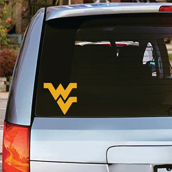 Flying WV Vinyl Car Truck Window Decals Stickers WVU Mountaineers