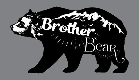 Brother Bear Sticker / Decal Camping Hiking Exploring RV Trailer