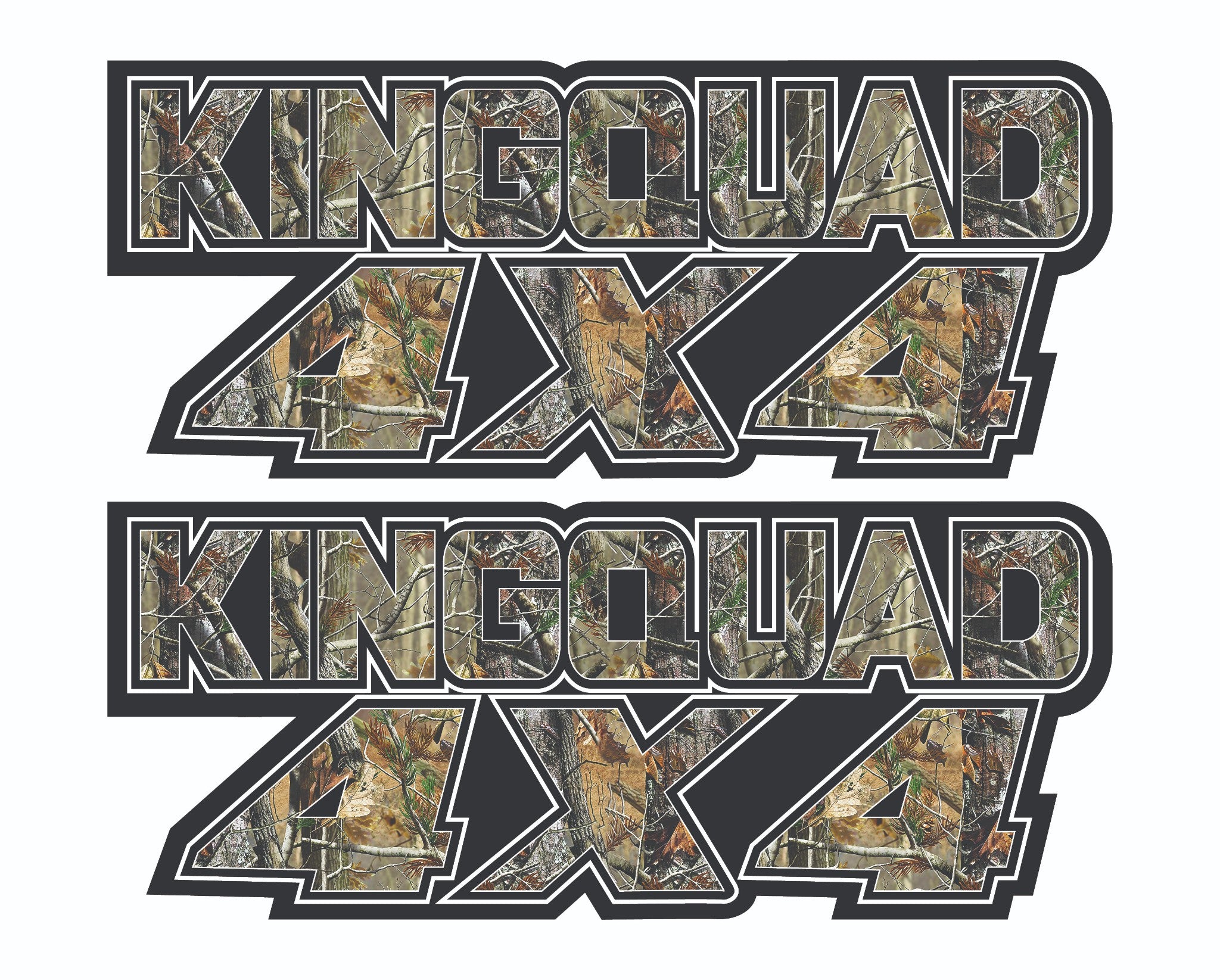 KingQuad 4x4 SS Gas Tank Graphics Decal Sticker King Quad 750 500 plastic ATV