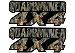 QuadRunner 4x4 Camo Gas Tank Graphics Decal Stickers Atv Quad Runner 400 500 250