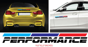 Car Styling Performance Rear fender Stickers Decal For BMW 3 5 7 M3 M5