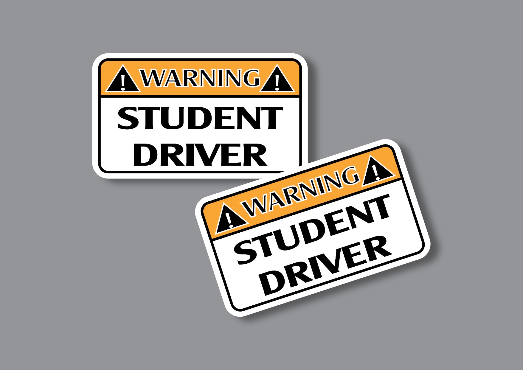 Set 4x Student Driver Sticker Car  Warning Teen Child Safe Driving Safety Decal