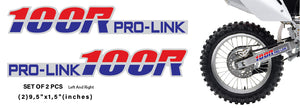 100R Pro-link Swingarm Decals Stickers Graphics Fits:  XR100r dirtbike XR100 X