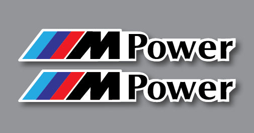 Decals Stickers Fits BMW Power motorsport Premium Vinyl Motorcycle