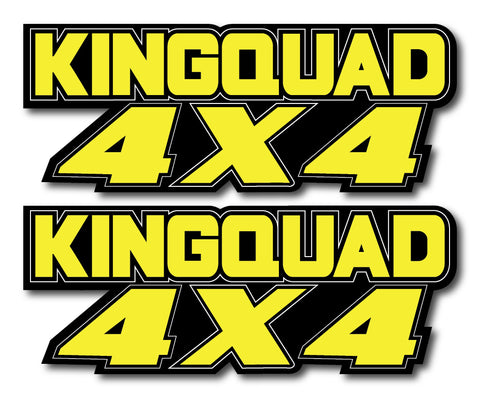 KingQuad 4x4 Yellow Gas Tank Graphics Decal Sticker Atv King quad 500 plastic