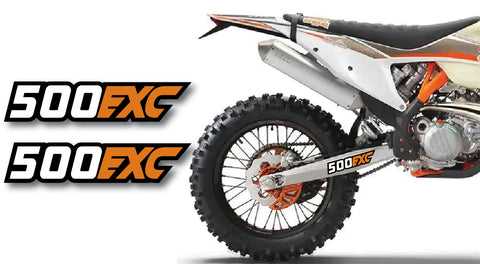 Swingarm Decal sticker graphics kit fits: KTM 500EXC Tank 2PC