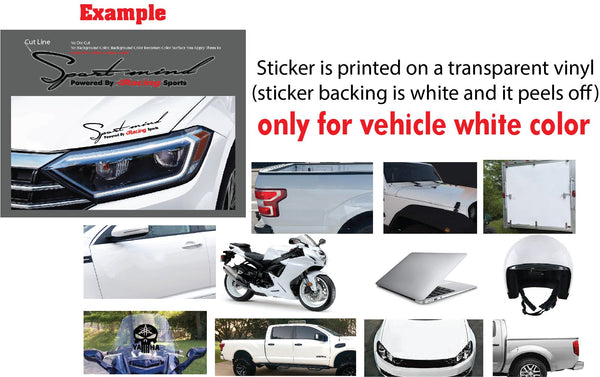 Car Vinyl Side Glossy Stickers Body Decals Racing Stripe Camaro Universal SSILVE