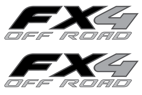 Stickers Decals - Super Duty Off Road Black for 2008 Ford F250 FX4 OffRoad