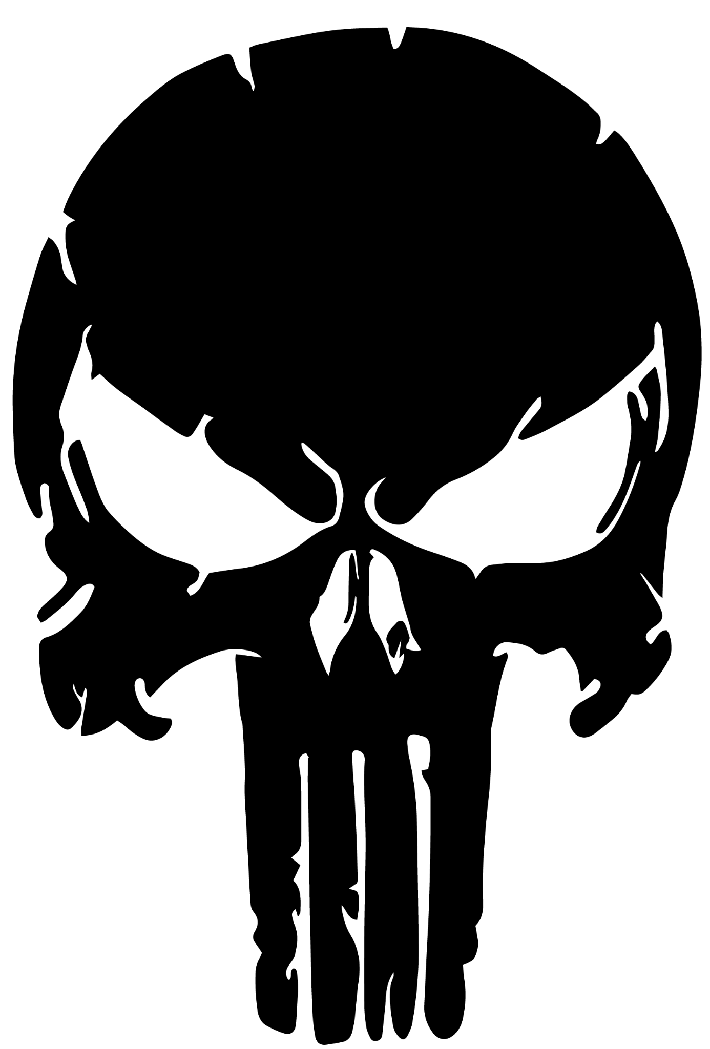 2) Skull Decal large TRUCK BED auto graphics vinyl sticker 4 PUNISHER –  Hell Graphics