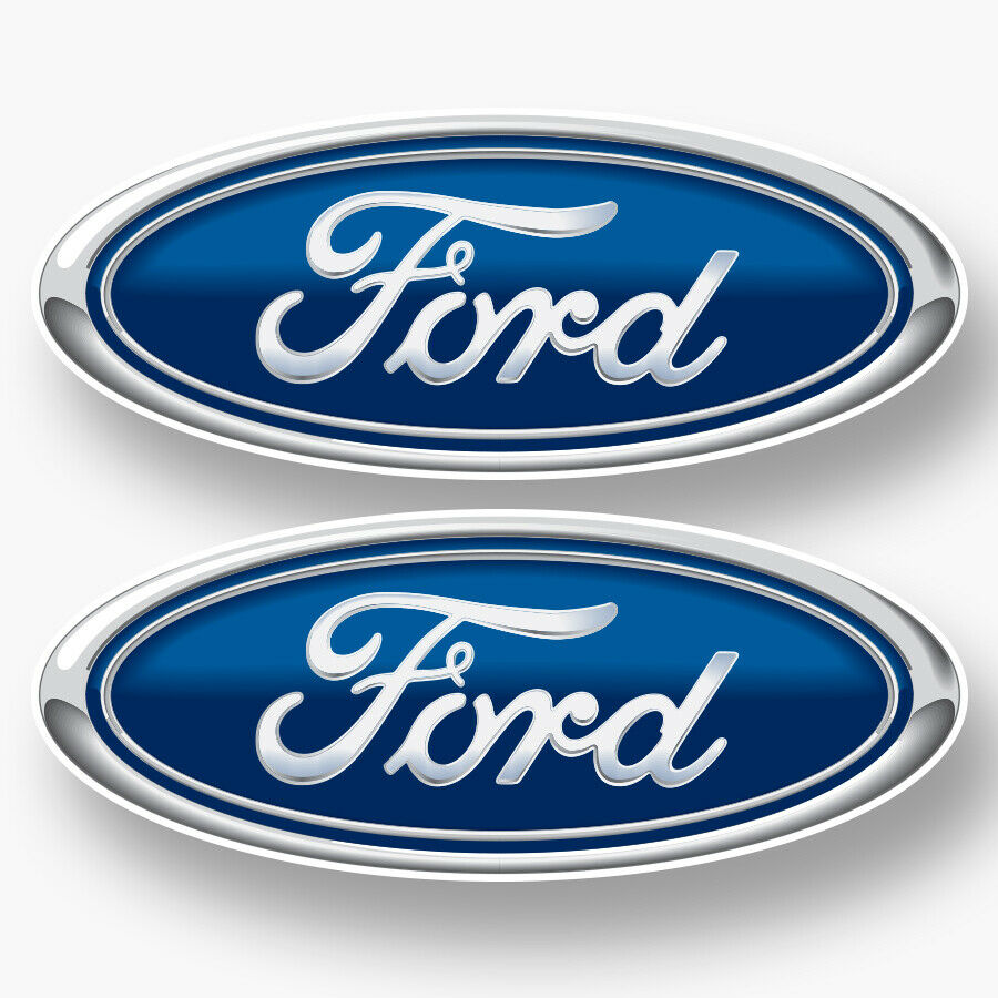 2x 6*2.4 Window Logo Car Truck Window Emblem Badge USA Sticker Decal for FORD