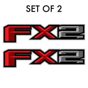 2X Vinyl decal Sticker Fit 2015-2020 FX 2 fx2 Ford F150 pickup truck bedside