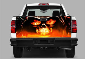 REAPER SKULL Tailgate Wrap Vinyl Graphic Decal Sticker LAMINATED