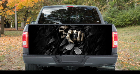 Skull Vinyl Graphic Decals Car Stickers Tailgate wrap  Custom