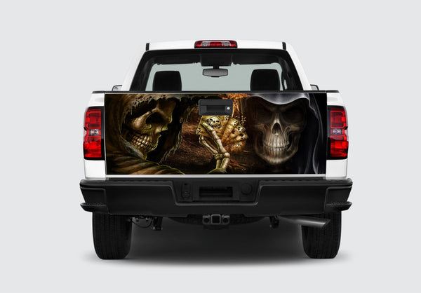 GRIM REAPER Tailgate Wrap Vinyl Graphic Decal Sticker Wrap Car Truck