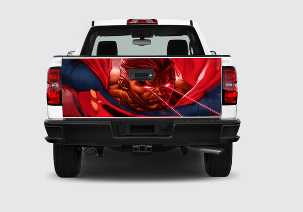 SUPERMAN Tailgate Wrap Vinyl Graphic Decal Sticker Wrap Car Truck