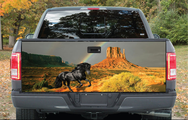 HORSE Tailgate Wrap Vinyl Graphic Decal Sticker Car Trunk Design