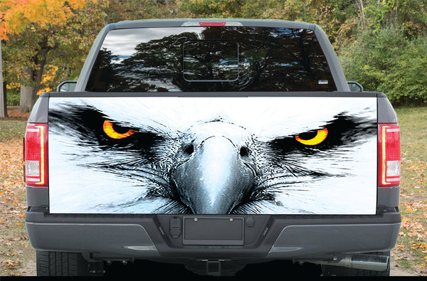 Flag American  Tailgate Wrap Vinyl Graphic Decal Sticker Designs