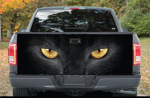 BLACK PANTHER EYES Tailgate Wrap Vinyl Graphic Decal Sticker Designs