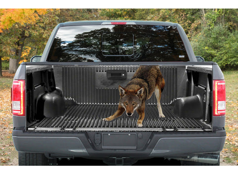 Hot US Vinyl Truck Tailgate Wrap Full Color Graphics Decal Wolf Trunk Sticker