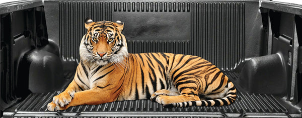 Tiger Tailgate Wrap Vinyl Graphic Decal Sticker LAMINATED