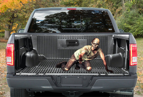 Zombie Tailgate Wrap Vinyl Graphic Decal Sticker LAMINATED
