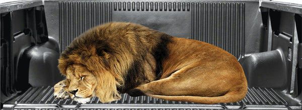 Lion Tailgate Wrap Vinyl Graphic Decal Sticker LAMINATED